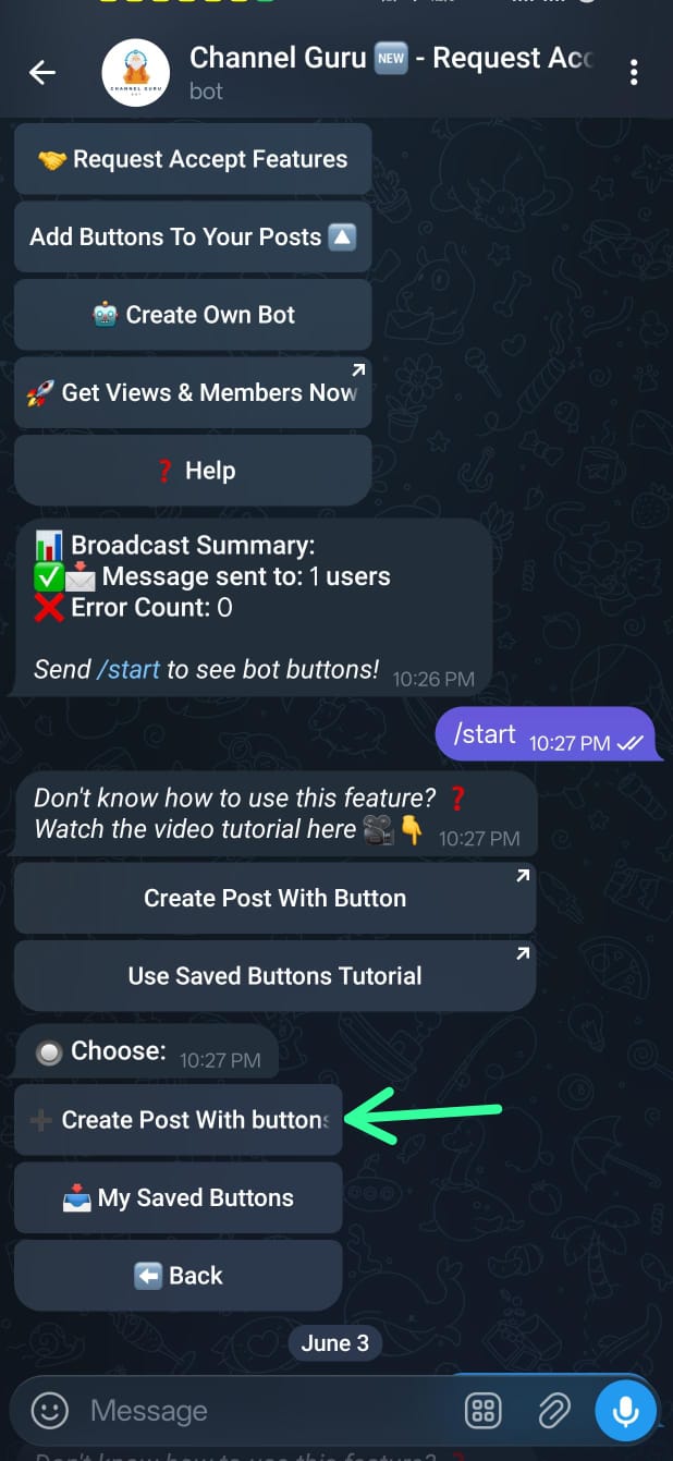 Adding Inline Buttons