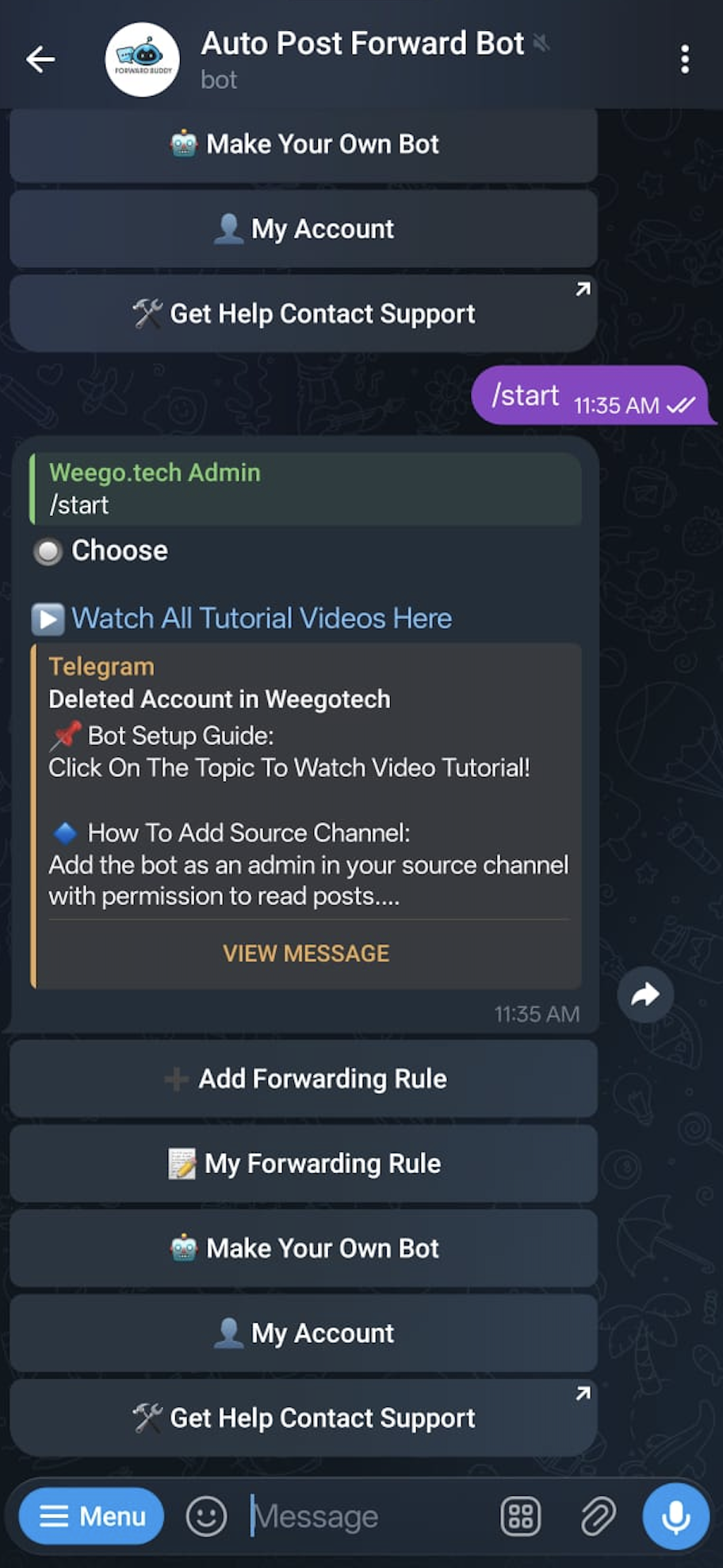 Telegram Bot Search screenshot
