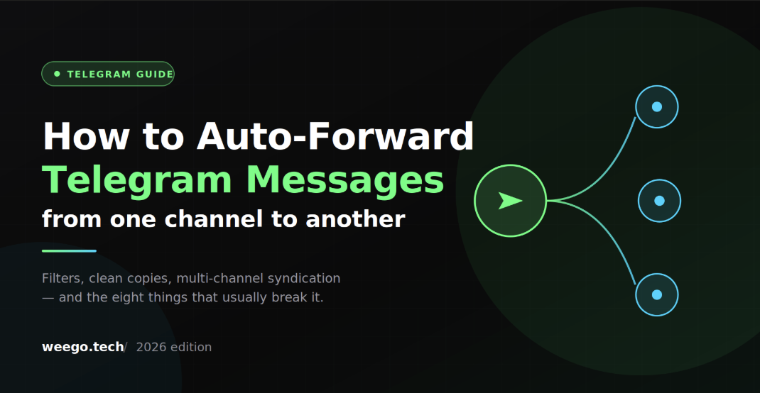 How to Auto-Forward Messages From One Telegram Channel to Another (2026 Guide)