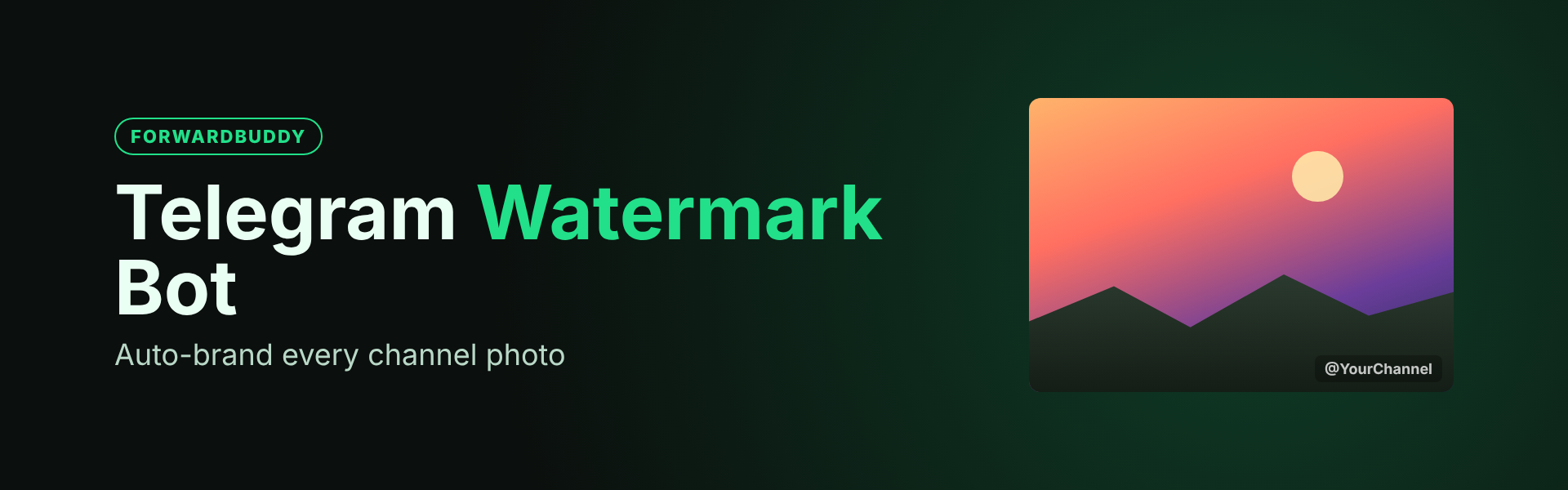 How to Watermark Telegram Channel Photos Automatically (2026)